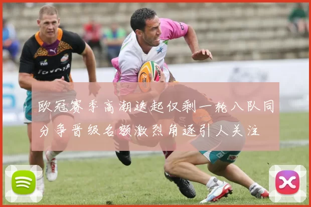 欧冠赛季高潮迭起仅剩一轮八队同分争晋级名额激烈角逐引人关注
